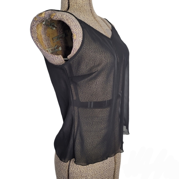 Sheer black cami size medium - Picture 2 of 9